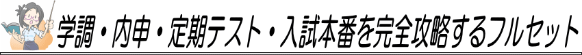 学調・内申・定期テスト・入試本番を完全攻略するフルセット（合計5つ）